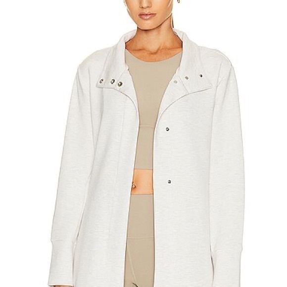 Varley Cream Belted Jacket - Picture 2 of 11